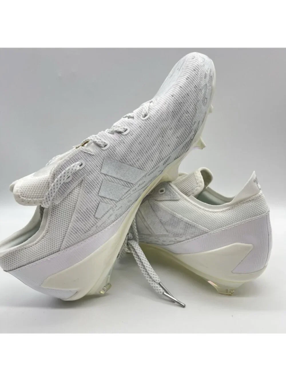 adidas Men's Adizero Electric Speed Juice Pack Football Cleats White 11.5 IE4413